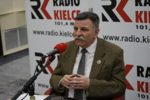 Studio Polityczne. Na zdjęciu poseł Andrzej Kryj - PiS / Aneta Cielibała-Gil / Radio Kielce