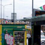 Przy kieleckich ulicach zawisły flagi Polski i Węgier / Karol Żak / Radio Kielce