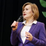 Prezentacja drużyn GKS Rudki. Anna Krupka - wiceminister sportu i turystyki / Kamil Król / Radio Kielce