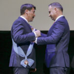 Prezydent Węgier Jonas Ader został odznaczony przez prezydenta Andrzeja Dudę Orderem Orła Białego / Igor Smirnow / Kancelaria Prezydenta RP