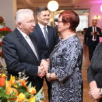Wicepremier Beata Szydło spotkała się z paniami z gminy Skalbmierz. Posel Krzysztof Lipiec i senator Jacek Włosowicz / Marta Gajda / Radio Kielce