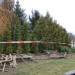 Uszkodzenia budynków wyrządzone przez podmuchy silnego wiatru / Marta Gajda / Radio Kielce