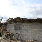 Uszkodzenia budynków wyrządzone przez podmuchy silnego wiatru / Marta Gajda / Radio Kielce