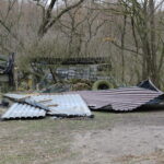 Uszkodzony dach i ściana szczytowa budynku / Marta Gajda / Radio Kielce