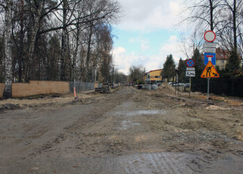 Busko-Zdrój. Rewitalizacja ulicy Rzewuskiego / Marta Gajda / Radio Kielce