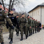 Pińczów. IV edycja Imieninowego Rajdu Pieszego Józefa Piłsudskiego z Pińczowa do Grudzyny / Marta Gajda / Radio Kielce