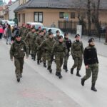 Pińczów. IV edycja Imieninowego Rajdu Pieszego Józefa Piłsudskiego z Pińczowa do Grudzyny / Marta Gajda / Radio Kielce