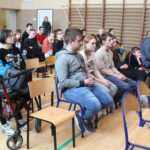 Otwarta lekcja w ramach tzw. Ogólnopolskich Dni Nowych Technologii w Zespole Szkół dla Niepełnosprawnych Ruchowo w Busku-Zdroju / Marta Gajda / Radio Kielce