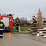 Stradów. Ćwiczenia ratowniczo-gaśnicze / Marta Gajda / Radio Kielce