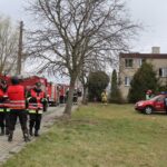 Stradów. Ćwiczenia ratowniczo-gaśnicze / Marta Gajda / Radio Kielce