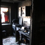 Pożar budynku mieszkalnego w miejscowości Czarnocin / Marta Gajda / Radio Kielce