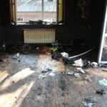 Pożar budynku mieszkalnego w miejscowości Czarnocin / Marta Gajda / Radio Kielce