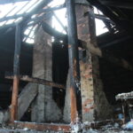 Pożar budynku mieszkalnego w miejscowości Czarnocin / Marta Gajda / Radio Kielce