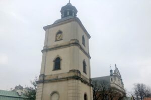 Zegar na dzwonnicy katedralnej w Sandomierzu / Grażyna-Szlęzak-Wójcik / Radio Kielce