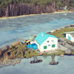 14.02.2019 Cedzyna. Zalew. Przystań WOPR / Jarosław Kubalski / Radio Kielce