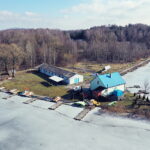 14.02.2019 Cedzyna. Zalew. Przystań WOPR / Jarosław Kubalski / Radio Kielce