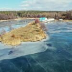 14.02.2019 Cedzyna. Zalew. Przystań WOPR / Jarosław Kubalski / Radio Kielce