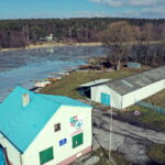 14.02.2019 Cedzyna. Zalew. Przystań WOPR / Jarosław Kubalski / Radio Kielce