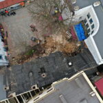 01.03.2019 Kielce. Katastrofa budowlana przy ulicy Dużej. Zawaliła się ściana budynku / Jarosław Kubalski / Radio Kielce