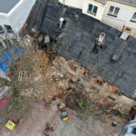 01.03.2019 Kielce. Katastrofa budowlana przy ulicy Dużej. Zawaliła się ściana budynku / Jarosław Kubalski / Radio Kielce