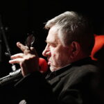 01.03.2019 Radio Kielce.Studio Gram. Pisarz Wiesław Myśliwski i aktor Jerzy Radziwiłowicz spotkali się z czytelnikami i słuchaczami w ramach promocji audiobooka "Ucho Igielne". Jerzy Radziwiłowicz / Jarosław Kubalski / Radio Kielce