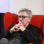 01.03.2019 Radio Kielce.Studio Gram. Pisarz Wiesław Myśliwski i aktor Jerzy Radziwiłowicz spotkali się z czytelnikami i słuchaczami w ramach promocji audiobooka "Ucho Igielne". Jerzy Radziwiłowicz / Jarosław Kubalski / Radio Kielce