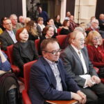 01.03.2019 Radio Kielce.Studio Gram. Pisarz Wiesław Myśliwski i aktor Jerzy Radziwiłowicz spotkali się z czytelnikami i słuchaczami w ramach promocji audiobooka "Ucho Igielne" / Jarosław Kubalski / Radio Kielce