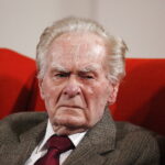 01.03.2019 Radio Kielce.Studio Gram. Pisarz Wiesław Myśliwski i aktor Jerzy Radziwiłowicz spotkali się z czytelnikami i słuchaczami w ramach promocji audiobooka "Ucho Igielne". Wiesław Myśliwski / Jarosław Kubalski / Radio Kielce