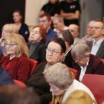 01.03.2019 Radio Kielce.Studio Gram. Pisarz Wiesław Myśliwski i aktor Jerzy Radziwiłowicz spotkali się z czytelnikami i słuchaczami w ramach promocji audiobooka "Ucho Igielne" / Jarosław Kubalski / Radio Kielce