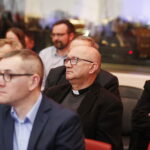 01.03.2019 Radio Kielce.Studio Gram. Pisarz Wiesław Myśliwski i aktor Jerzy Radziwiłowicz spotkali się z czytelnikami i słuchaczami w ramach promocji audiobooka "Ucho Igielne" / Jarosław Kubalski / Radio Kielce