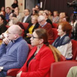 01.03.2019 Radio Kielce.Studio Gram. Pisarz Wiesław Myśliwski i aktor Jerzy Radziwiłowicz spotkali się z czytelnikami i słuchaczami w ramach promocji audiobooka "Ucho Igielne" / Jarosław Kubalski / Radio Kielce