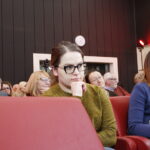 01.03.2019 Radio Kielce.Studio Gram. Pisarz Wiesław Myśliwski i aktor Jerzy Radziwiłowicz spotkali się z czytelnikami i słuchaczami w ramach promocji audiobooka "Ucho Igielne" / Jarosław Kubalski / Radio Kielce