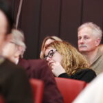 01.03.2019 Radio Kielce.Studio Gram. Pisarz Wiesław Myśliwski i aktor Jerzy Radziwiłowicz spotkali się z czytelnikami i słuchaczami w ramach promocji audiobooka "Ucho Igielne" / Jarosław Kubalski / Radio Kielce