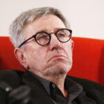 01.03.2019 Radio Kielce.Studio Gram. Pisarz Wiesław Myśliwski i aktor Jerzy Radziwiłowicz spotkali się z czytelnikami i słuchaczami w ramach promocji audiobooka "Ucho Igielne". Jerzy Radziwiłowicz / Jarosław Kubalski / Radio Kielce