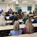 06.03.2019 Kielce. UJK. Instytut Polityki Międzynarodowej i Bezpieczeństwa. Spotkanie Świętokrzyskiego Akademickiego Klubu Myśli Politycznej. Debata z samorządowcami / Jarosław Kubalski / Radio Kielce