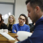 06.03.2019 Kielce. UJK. Instytut Polityki Międzynarodowej i Bezpieczeństwa. Spotkanie Świętokrzyskiego Akademickiego Klubu Myśli Politycznej. Debata z samorządowcami / Jarosław Kubalski / Radio Kielce