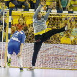 08.03.2019 Kielce. Mecz mecz PGNiG Superligi: PGE Vive Kielce - Orlen Wisła Płock. Vladimir Cupara / Jarosław Kubalski / Radio Kielce