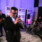 09.03.2019 Radio Kielce. Studio Gram. Kuba Kowalski Quartet w składzie Jakub Kowalski - trąbka, Ania Pawłowska - kontrabas, Przemek Stefańczyk - fortepian i Tomasz Dąbrowski - perkusja / Jarosław Kubalski / Radio Kielce