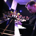 09.03.2019 Radio Kielce. Studio Gram. Kuba Kowalski Quartet w składzie Jakub Kowalski - trąbka, Ania Pawłowska - kontrabas, Przemek Stefańczyk - fortepian i Tomasz Dąbrowski - perkusja / Jarosław Kubalski / Radio Kielce