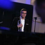 09.03.2019 Radio Kielce. Studio Gram. Kuba Kowalski Quartet w składzie Jakub Kowalski - trąbka, Ania Pawłowska - kontrabas, Przemek Stefańczyk - fortepian i Tomasz Dąbrowski - perkusja / Jarosław Kubalski / Radio Kielce