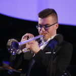 09.03.2019 Radio Kielce. Studio Gram. Kuba Kowalski Quartet w składzie Jakub Kowalski - trąbka, Ania Pawłowska - kontrabas, Przemek Stefańczyk - fortepian i Tomasz Dąbrowski - perkusja / Jarosław Kubalski / Radio Kielce