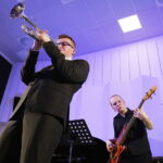 09.03.2019 Radio Kielce. Studio Gram. Kuba Kowalski Quartet w składzie Jakub Kowalski - trąbka, Ania Pawłowska - kontrabas, Przemek Stefańczyk - fortepian i Tomasz Dąbrowski - perkusja / Jarosław Kubalski / Radio Kielce