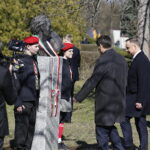 23.03.2019 Kielce. Dni Przyjaźni Polsko - Węgierskiej. Odsłonięcie popiersia Béli Bartóka przez prezydentów Polski i Węgier Andrzeja Dudę i Janosa Adera w Alei Sław / Jarosław Kubalski / Radio Kielce