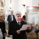 23.03.2019 Święty Krzyż. Prezydent Węgier Janos Ader wraz z małżonką odwiedził klasztor, gdzie między innymi otworzył wystawę „Polska-Węgry. Początek”. Prof. Krzysztof Bracha / Jarosław Kubalski / Radio Kielce