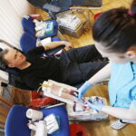 29.03.2019 Kielce. ŚUW. "SpoKREWnieni służbą" - oddawanie krwi w ramach ogólnopolskiej zbiórki krwi z okazji Narodowego Dnia Pamięci Żołnierzy Wyklętych / Jarosław Kubalski / Radio Kielce