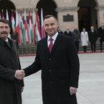 22.03.2019 Kielce. Dni Przyjaźni Polsko-Węgierskiej. Prezydenci Polski i Węgier Andrzej Duda oraz Janos Ader przyjechali do Kielc / Marzena Mąkosa / Radio Kielce