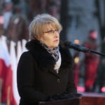 Narodowy Dzień Pamięci Żołnierzy Wyklętych. Na zdjęciu Dorota Koczwańska - Kalita - naczelnik kieleckiej delegatury Instytutu Pamięci Narodowej / Marzena Mąkosa / Radio Kielce