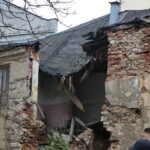 Osunięcie ściany przy ulicy Dużej / Marzena Mąkosa / Radio Kielce