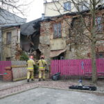 Osunięcie ściany przy ulicy Dużej / Marzena Mąkosa / Radio Kielce