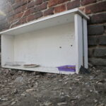 Sprzątanie domków dla kotów przy ulicy Ceglanej / Marzena Mąkosa / Radio Kielce